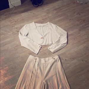 Free people two piece cute set sz medium